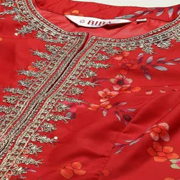 Biba Printed Ready to Wear Lehenga With Blouse & Koti image 2