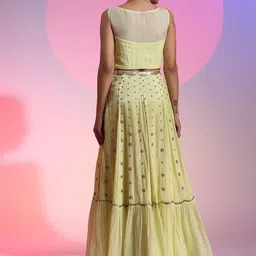 KUDI PATAKA Embroidered Ready to Wear Lehenga & Blouse With Dupatta image 4