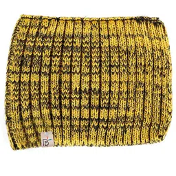 Bharatasya Men Yellow & Black Woolen Headband-image-67