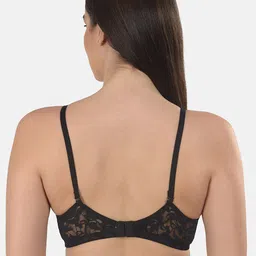 mod & shy Black Black Solid Non Padded T-Shirt Bra image 3