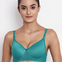 ABELINO Set Of 4 Blue & Pink Bra Lightly Padded image 4