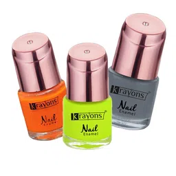krayons Set Of 3 Color Me Crazy Gel Long Lasting Nail Polish - 8ml Each-picture-16