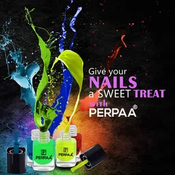 PERPAA Set Of 4 Quick Dry & Long Lasting Nail Polishes With Nail Enamel Wipes image 5