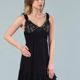 Be You Black Net Baby Doll image 3