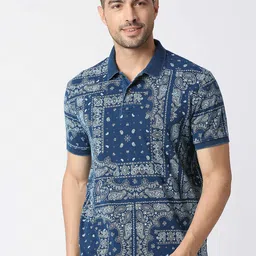 Pepe Jeans Men Printed Pure Cotton Polo Collar T-shirt-picture-37