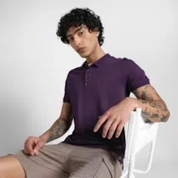 WARDOBE Essential Men's Jacquard Collar Polo-image-85