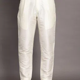 Utsav Fashion Mandarin Collar Art Silk Straight Kurta With Pyjama image 4