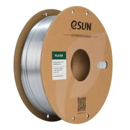 eSun 1.75mm PLA-Silk Filament 1kg/roll Silver Color image 1