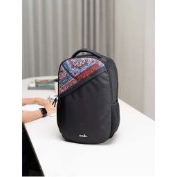 Zouk Multi-Color Printed Jute Backpack-picture-44