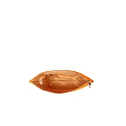The House Of Ganges Orange Pu Solid Handbag image 5