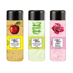 Adbeni Color Diva Set Of 3 Apple- AloeVera Gel Hair Color  & Rose Shampoo -100ml Each-picture-39