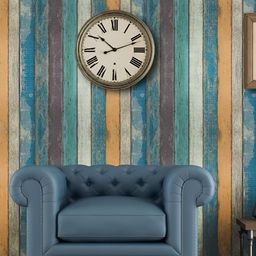 Asian royal Blue & Beige 3D Printed Self Adhesive Wall Sticker-picture-17