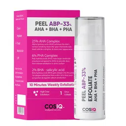 CosIQ ABP 33% High Strength Weekly Exfoliating Peeling Solution for Skin Renewal - 30 ml image 1