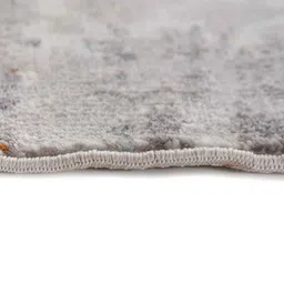 asterlane Blue Abstract Polypropylene 5 ft X 7 ft Machine Made Carpet image 4