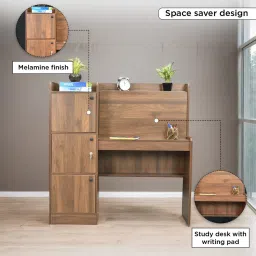 royaloak Aether Hutch Desk in Brown Finish image 4