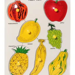 Little Genius Wooden Fruit Tray - Multicolor image 1