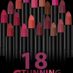 PERPAA Creamy Matte Set Of 2 Long Stay Intense Lipstick - Red Bloom 55 - Caramel 62 image 4