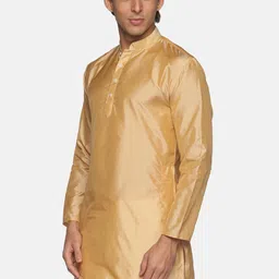 Sethukrishna Men Beige Kurta image 3