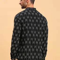 RAJUBHAI HARGOVINDAS Men Thread Work Quirky Handloom Kurta image 3
