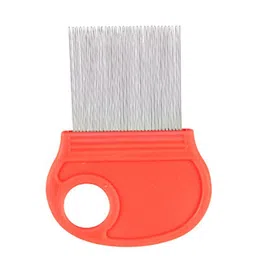 Alexvyan Women Red Metal Teeth Magnifier Lens Nit Comb image 4