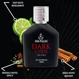 JOHN PHILLIPS Set of 3 Eau De Parfum - 525 + Dark Code + My Sweet Love - 60ml Each image 3