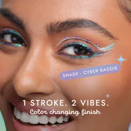 Nykaa Cosmetics Get Cheeky Blush Stick + Waterproof Holographic Eyeliner Combo image 5