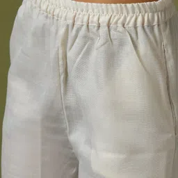 Sangria Floral Embroidered Sleeveless Straight Kurta With Trousers & Duppatta image 3