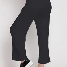 Wearjukebox Women High Rise Parallel Trousers-image-65