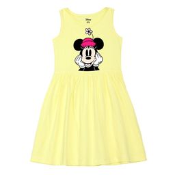 Wear Your Mind Girls Minnie Mouse Printed Pure Cotton Fit & Flare Dress-picture-49