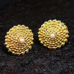Sukkhi Gold-Plated Contemporary Studs Earrings-picture-30