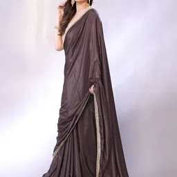 FABMORA Embroidered Saree image 4