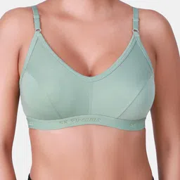 SKDREAMS Full Coverage Non Padded Cotton Sports Bra With All Day Comfort image 4