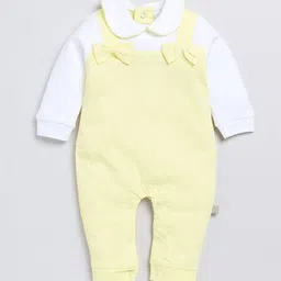 Moms Love Infant Girls Peter Pan Collar Cotton Rompers image 1