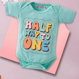 Babywish Infants Typography Printed Cotton Bodysuit-picture-37