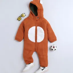 Yellow Apple Infants Hooded Neck Rompers image 1