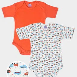MiArcus Infant 2Pcs Printed Pure Cotton Rompers-picture-43