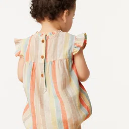 Marks & Spencer Infant Girls Striped Rompers image 2