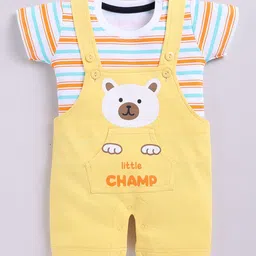 Toonyport Infant Printed Pure Cotton Dungaree image 2