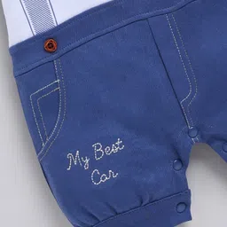 Moms Love Infant Boys Bow-Detail Pure Cotton Romper image 5