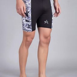 Apraa & Parma Men Printed Slim-Fit Swim Shorts-picture-18