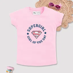 YK X Minute Mirth Infant Girls Supergirl Printed Pure Cotton T-shirt-picture-48