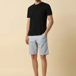 Allen Solly Men Micro Ditsy Printed Slim Fit Mid-Rise Cotton Regular Shorts image 5