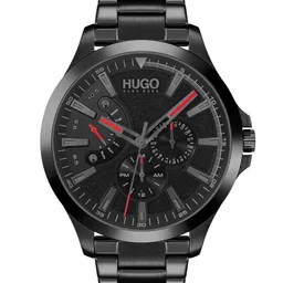 HUGO Men Black Leap Bracelet Style Analogue Multi Function Watch 1530175 image 1