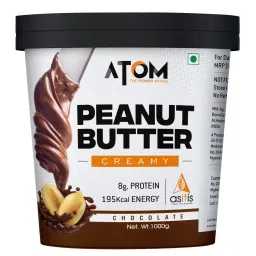 AS-IT-IS Nutrition ATOM Chocolate Peanut Butter Creamy 1kg | Gluten Free | Cholesterol Free-image-42
