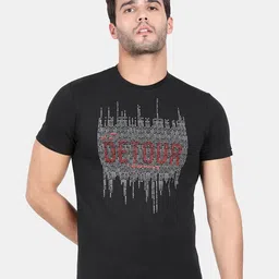 t-base Men Black & brown Typography Printed T-shirt-image-19