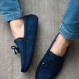 San Frissco Men Bows Detail Lightweight Loafers-picture-8