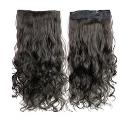 CRIBE Clip-In Wavy Locks Hair Extension -Brown - 24 Inch-picture-12