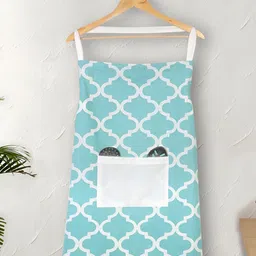 Texstylers Blue & White Printed Cotton Aprons-picture-38