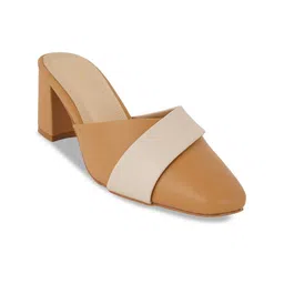 Bella Rosa Colourblocked Block Mules image 2