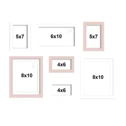 Art Street Set Of 7 Wooden Wall Photo Frames image 4